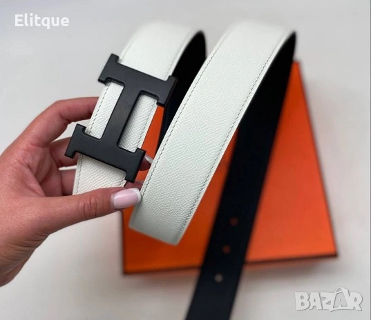 колани от естествена кожа в кутия hermes , снимка 2 - Колани - 53216917