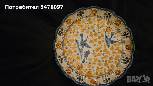 декоративна чиния Grazia Deruta Италия чиния Grazia Deruta Италия, снимка 2 - Декорация за дома - 43690140