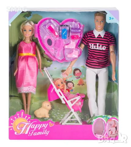 Кукла бременна със семейство S_1189675, снимка 2 - Кукли - 48247362