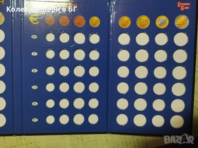 НОВ КЛАСЬОР (ХОЛДЕР) ЗА СЪХРАНЕНИЕ  НА СЕТОВЕ ЕВРОМОНЕТИ ОТ 12 ДЪРЖАВИ, снимка 3 - Нумизматика и бонистика - 53089753