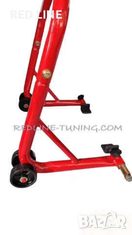 Комплект от 2 бр.стойки за мотоциклет, предна и задна с 3 вида накрайници, снимка 13 - Аксесоари и консумативи - 48859570