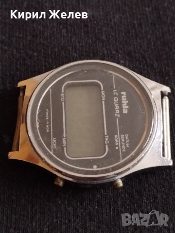 КОЛЕКЦИОНЕРСКИ ЧАСОВНИК Ruhla lc Quartz DDR уникат за колекционери - 26833, снимка 3 - Антикварни и старинни предмети - 36528323