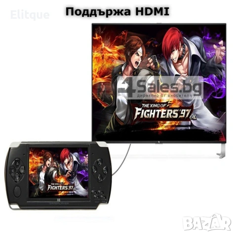 Конзола за игри PSP21 – 8 GB памет, 4,3” дисплей 🕹️, снимка 7 - Друга електроника - 53228454