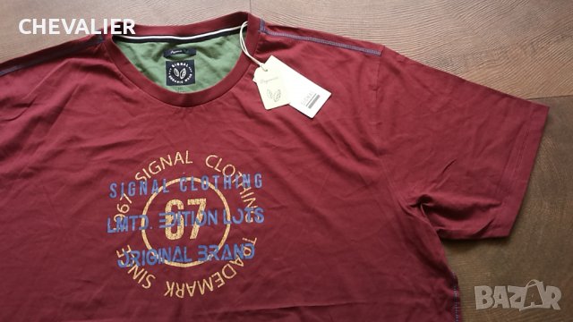 SIGNAL ORGANIC WEAR T-Shirt Размер XXXL нова мъжка тениска 17-49, снимка 5 - Тениски - 37159132