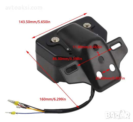 LED Стоп за мотор с вградени мигачи и стойка за номер-19345, снимка 8 - Аксесоари и консумативи - 49607978