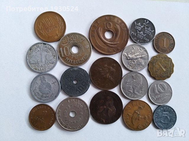 Лот стари монети от целия свят