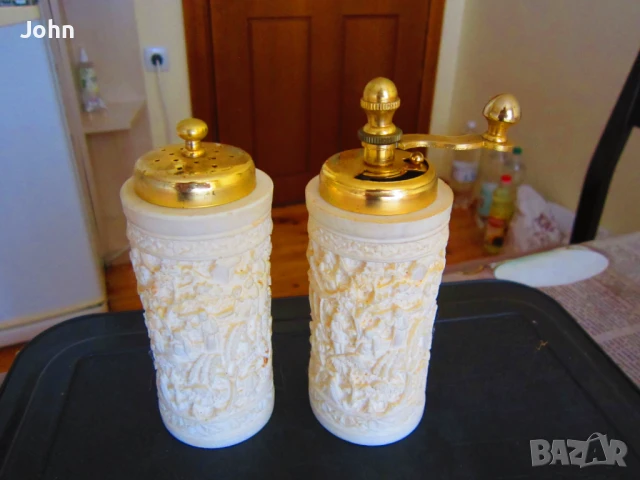 Луксозна Солница и Мелница за Черен Пипер Италия, снимка 11 - Аксесоари за кухня - 50566697