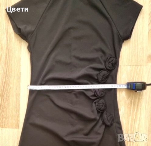 Дамска официална черна рокля, снимка 3 - Рокли - 43574980