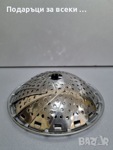 💥Метална кошница за готвене на зеленчуци на пара! Уред за готвене на пара на зеленчуци, снимка 3 - Съдове за готвене - 38410230