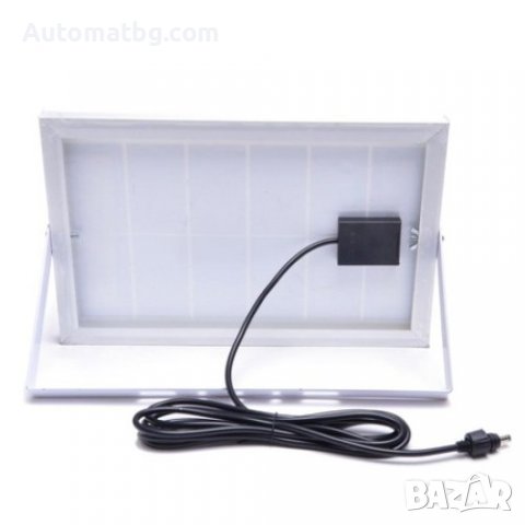 Външна улична лампа Automat, прожектор със соларен панел, влагозащитена, Мощност 200W, IP66, Black, снимка 4 - Соларни лампи - 37003934