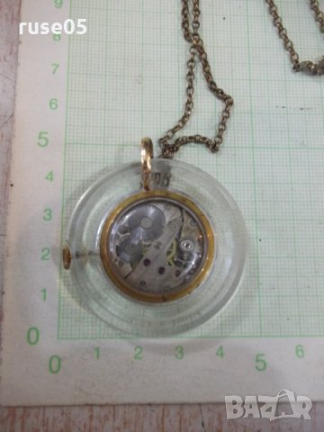 Часовник "MOD" механичен дамски със синджир за врат работещ, снимка 3 - Дамски - 33108558