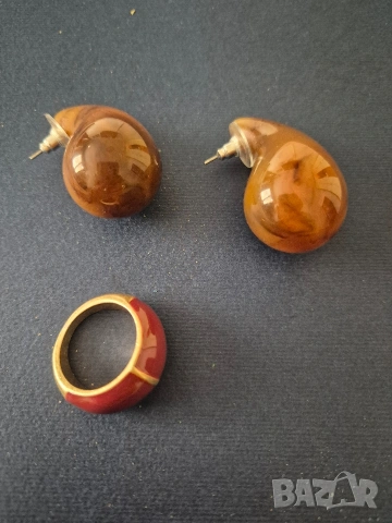 обеци и пръстен Parfois