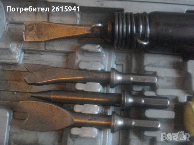 Пневматичен Немски Секач/Къртач/Чук-Пълен Комплект-Einhell Typ 18/1, снимка 8 - Други инструменти - 37348739