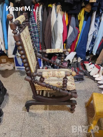 Люлеещ се стол , снимка 9 - Столове - 48456679