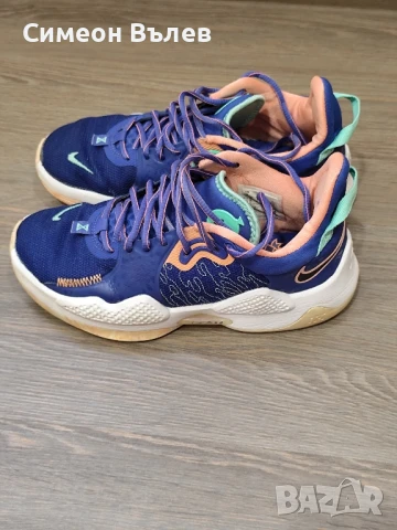 Баскетболни обувки - Size 9 - Nike PG 5 LA Drip - CW3143-400, снимка 2 - Баскетбол - 51096319
