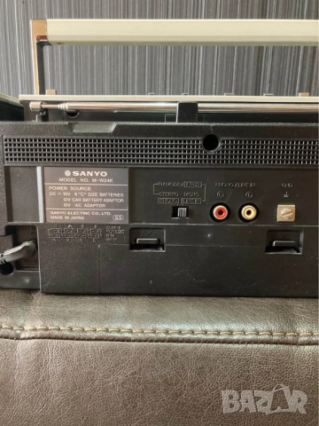 SANYO M-W24K VINTAGE RETRO BOOMBOX радио  касетофон, снимка 8 - Радиокасетофони, транзистори - 53244299