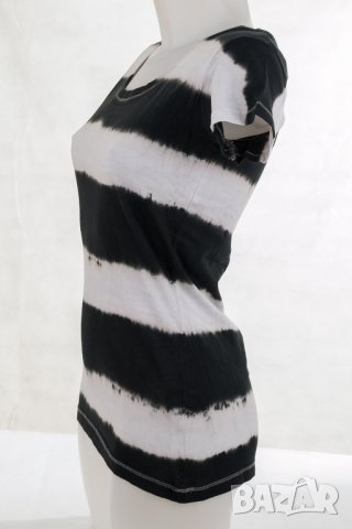 Дамска тениска от памук в черно и бежово Urban Classics - M, снимка 4 - Тениски - 43101528