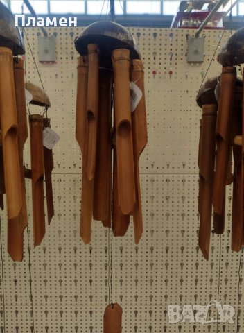 Вятърни бамбукови звънчета, звънци Размери: 35х12 см. , снимка 4 - Градински мебели, декорация  - 36732638