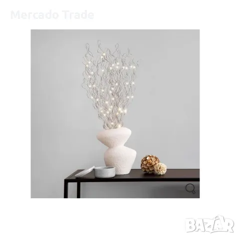 Декоративни клони Mercado Trade, Златен цвят, 45 LED светлини, 78см, снимка 2 - Декорация за дома - 47945258