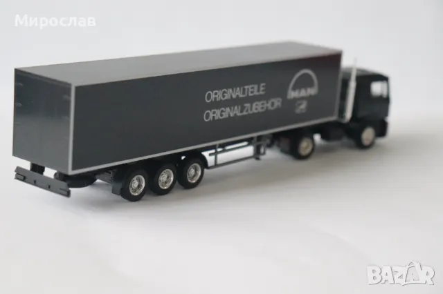 HERPA 1/87 H0 MAN КАМИОН МОДЕЛ ТИР ИГРАЧКА КОЛИЧКА, снимка 8 - Колекции - 49180856