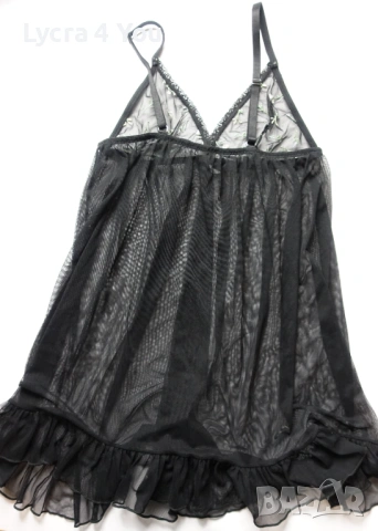 Vivance 80B нова черна тюлена нощничка, снимка 4 - Бельо - 53309701