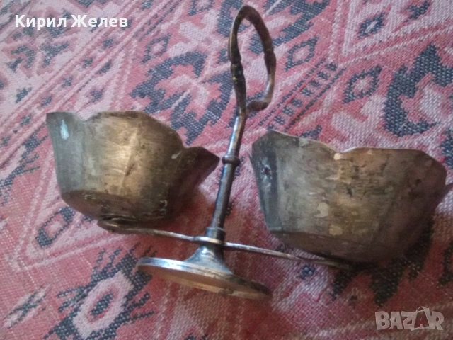 Винтидж прибор за сервиране с две купички 54301, снимка 6 - Антикварни и старинни предмети - 53601174