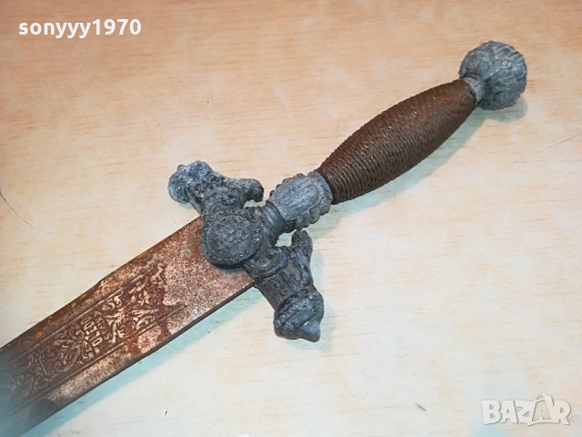 античен нож/кама 43х10см внос германия 0205211327, снимка 12 - Антикварни и старинни предмети - 32740939