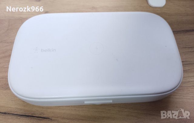  UV дезинфектант+безжично зарядно устройство Belkin UV Sanitizer with Wireless Charging, снимка 2 - Други стоки за дома - 37086536