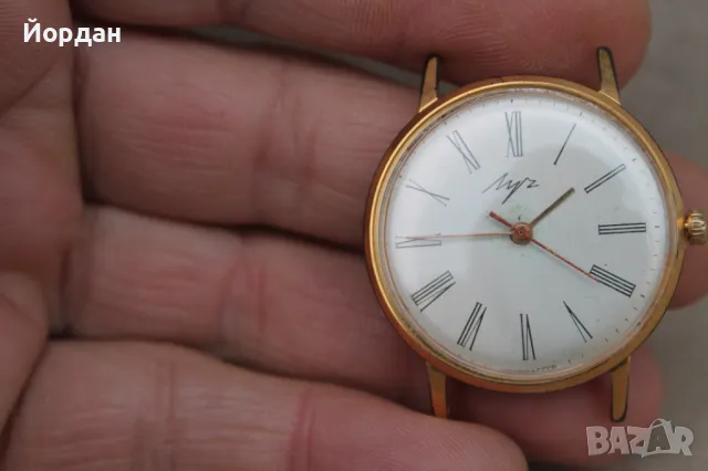 СССР мъжки часовник ''ЛУЧ'' 23 камъка, снимка 9 - Мъжки - 48825004