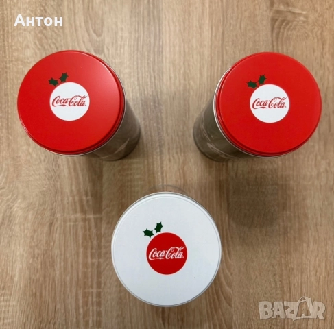 3 броя коледни кутии на Кока Кола, снимка 2 - Кутии за съхранение - 52458213