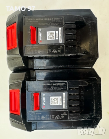 Wurth Li 18V/5.0Ah W-Connect - Акумулаторна батерия 18V 5.0Ah 2023г., снимка 4 - Други инструменти - 51852231