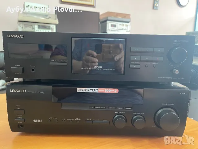 Kenwood KRF-A4020 Усилвател, стерео ресивър и Kenwood KX-3080 Касетефон Дек, снимка 2 - Аудиосистеми - 50144652