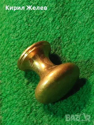 Стара МАЛКА БРОНЗОВА ДРЪЖКА За ЧЕКМЕДЖЕ ШКАФЧЕ ВРАТИЧКА СКРИН БЮРО 41325, снимка 10 - Антикварни и старинни предмети - 46791178