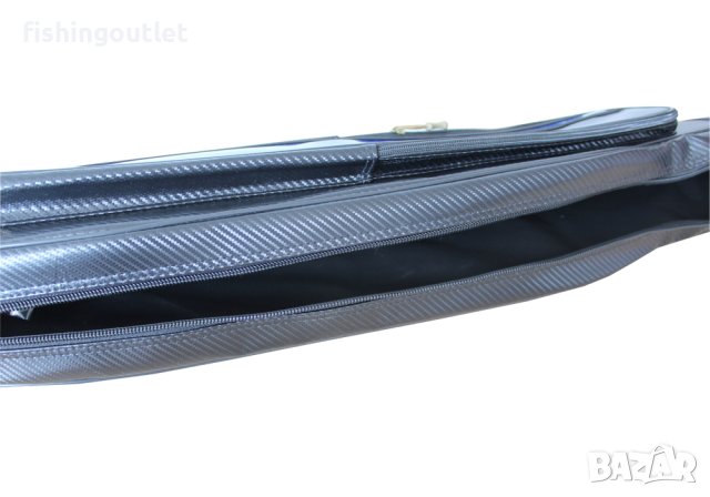Единичен твърд рибарски калъф от изкуствена кожа 135 и 150см, снимка 5 - Такъми - 43773066