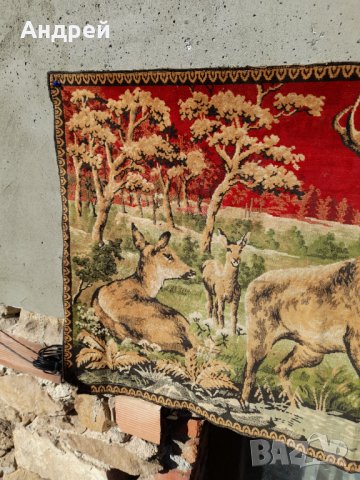 Старинен ковьор,покривка за стена #192, снимка 2 - Антикварни и старинни предмети - 39770401