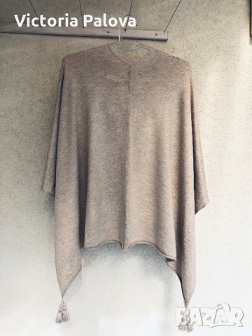 Интересна блуза-пончо