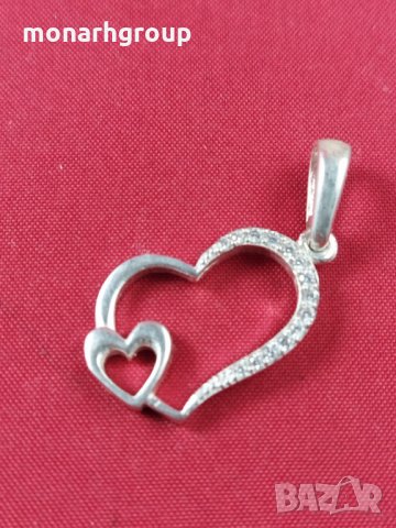 Сребърна висулка , снимка 4 - Колиета, медальони, синджири - 35032327