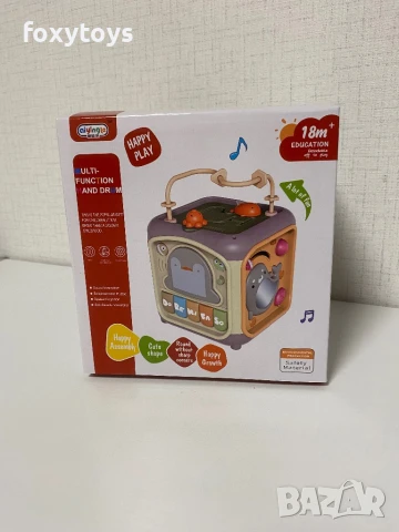 Занимателен бебешки куб, снимка 3 - Образователни игри - 51117730