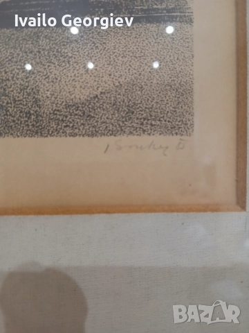 Стара Литография, снимка 4 - Картини - 52292935