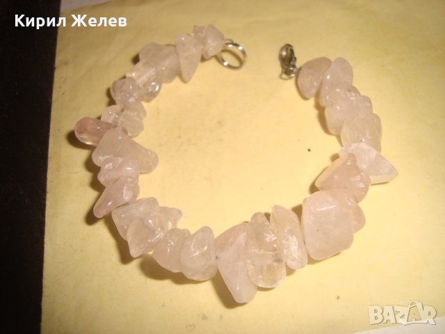 МЛЕЧЕН ПЛАНИНСКИ КВАРЦ ХЕНД-МЕЙД ГРИВНА 22792, снимка 5 - Гривни - 33423099