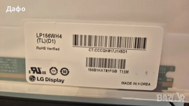 Дисплей за лаптоп LP156WH4 (TL)(D1), снимка 3 - Части за лаптопи - 49581611