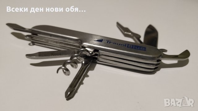 Джобен нож Travel Blue , снимка 10 - Ножове - 28564007