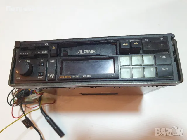 alpine радио касетофон винтидж , снимка 6 - Радиокасетофони, транзистори - 49173031