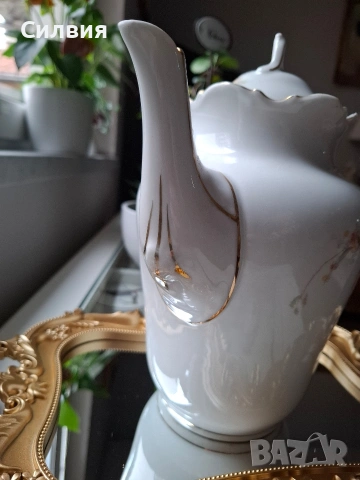 Антикварен чайник , снимка 3 - Антикварни и старинни предмети - 53292387