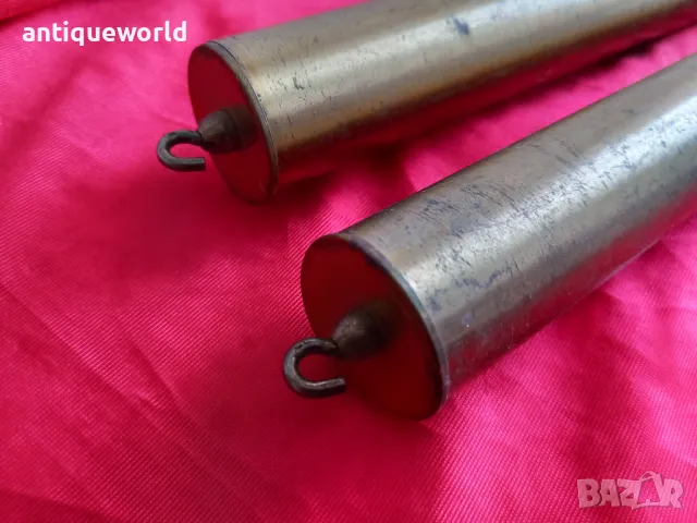 Големи ТЕЖЕСТИ , Топузи за ПАРКЕТЕН Часовник, снимка 2 - Антикварни и старинни предмети - 49218877