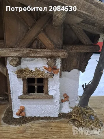 Декоративна дървена и светеща къща, снимка 15 - Декорация за дома - 48694190