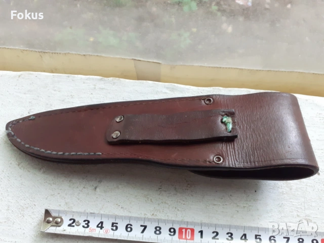 Нож Puma Solingen с оригинална кожена кания Пума Солинген, снимка 6 - Антикварни и старинни предмети - 53425005
