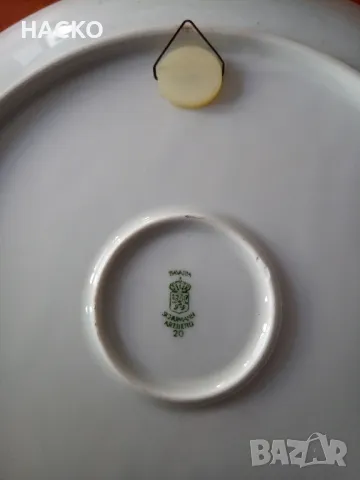Декоративна Порцеланова Чиния За Стена Schumann Stilles Leben Диаметър 30 см. Внесена от Германия, снимка 7 - Декорация за дома - 49115792