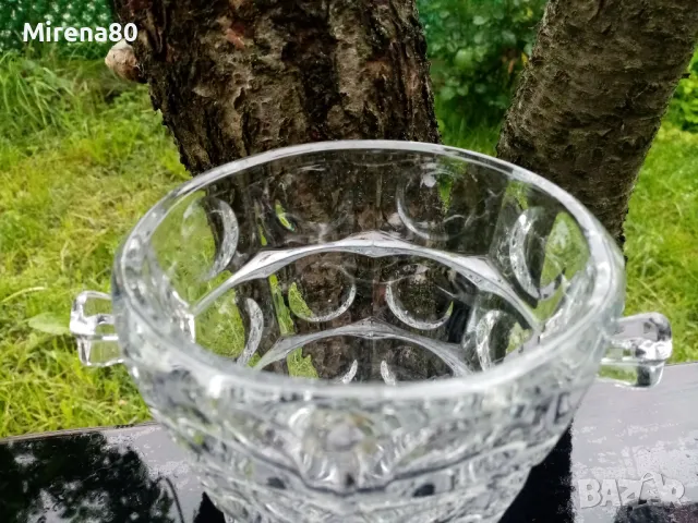 Кристална ледарка, снимка 2 - Чаши - 50422686