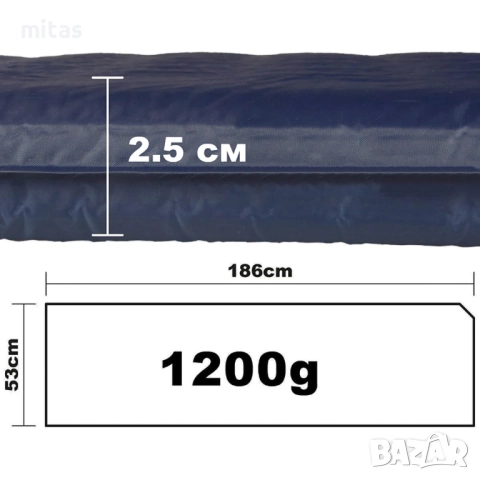 XQ Max, Самонадуваща се постелка / дюшек за спане 186 x 53 x 2.5 см, снимка 5 - Надуваеми легла - 32506161